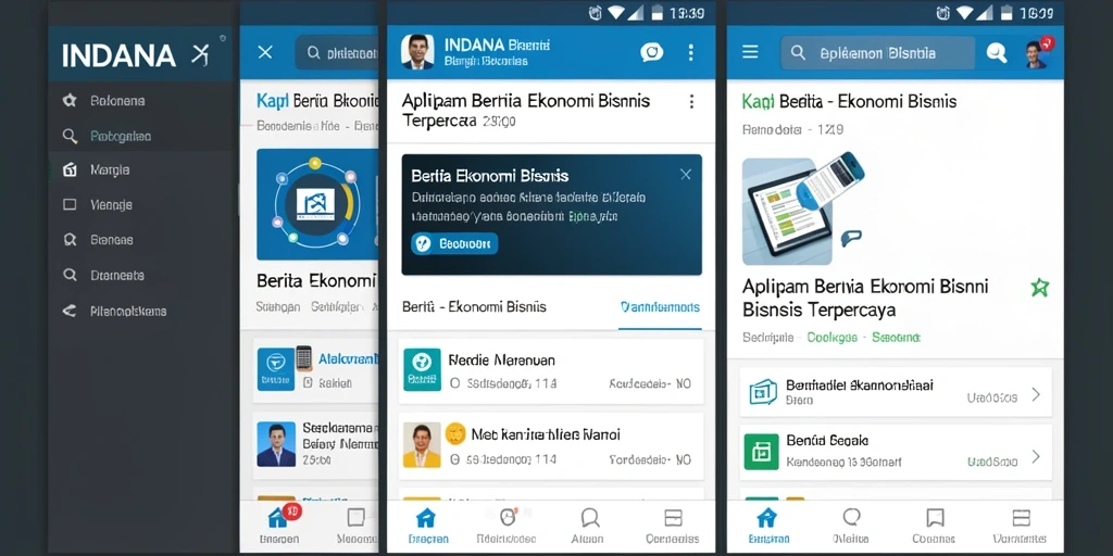 Tampilan antarmuka INDAAA yang modern dan informatif.
