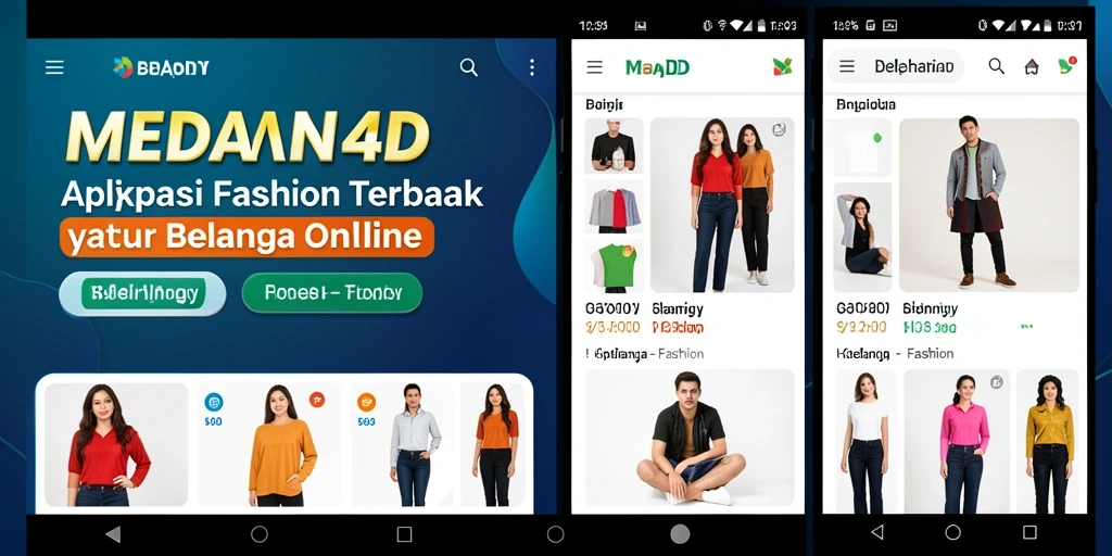 Tampilan antarmuka utama aplikasi MEDAN4D yang modern dan menarik.