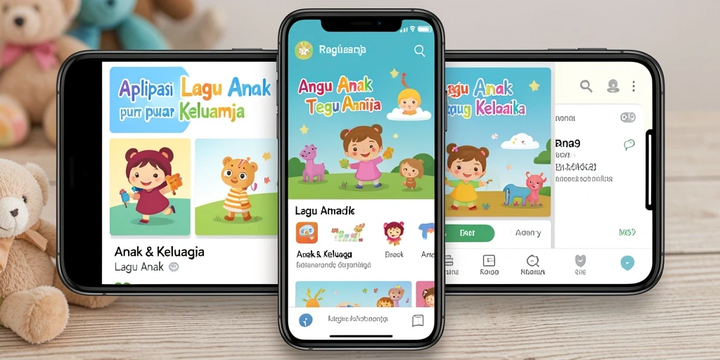 Antarmuka RAP89 yang intuitif dan penuh warna untuk anak-anak.