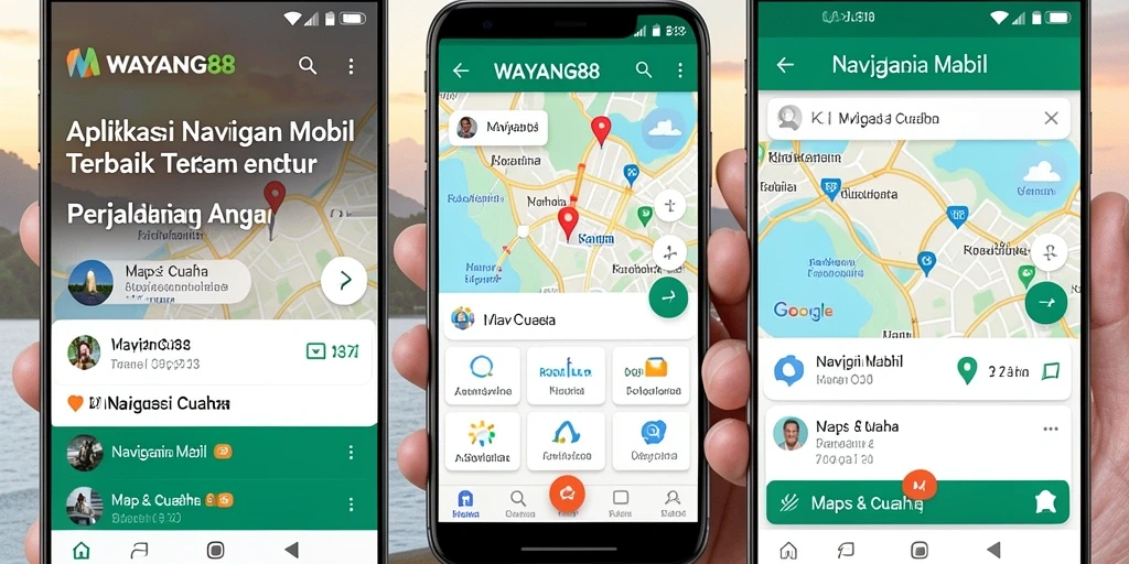 Antarmuka sederhana dan fitur lengkap WAYANG88 untuk navigasi mobil.