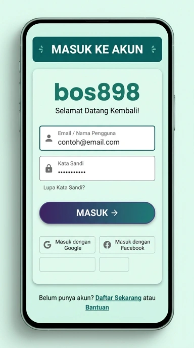 Masuk ke akun bos898 dengan mudah dan cepat